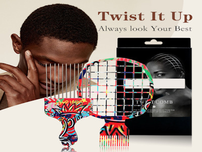 Hot Foreign Trade Graffiti Hair Style Steel Needle Comb Oil Head Comb Pointed Tail Big Back Hair Comb