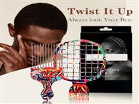 Hot Foreign Trade Graffiti Hair Style Steel Needle Comb Oil Head Comb Pointed Tail Big Back Hair Comb