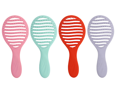 Multi-color Eco-friendly Material Detangle Brush For Hair Detangle Waterproof Plastic Hair Brush Hairdressing Haiir Comb