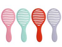 Multi-color Eco-friendly Material Detangle Brush For Hair Detangle Waterproof Plastic Hair Brush Hairdressing Haiir Comb