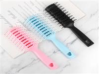 Hair Tools Salon Stylist Nine Rows Hair Comb Air Cushion Massage Straight Hair Comb Three Color Barber Rubber Comb