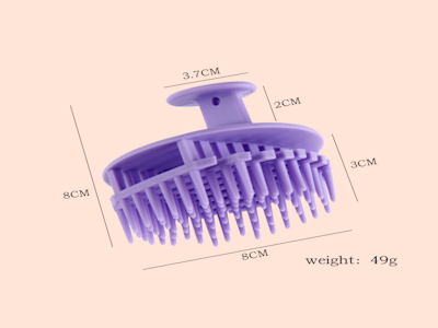High Quality Custom Logo Hair Comb New Convenient Scalp Cleansing Massage Comb Dry And Wet Hair Wash Hollow Hair Brush