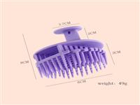 High Quality Custom Logo Hair Comb New Convenient Scalp Cleansing Massage Comb Dry And Wet Hair Wash Hollow Hair Brush