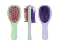Fine Teeth Double Soft Toothbrush Woman Scalp Care Shampoo Brush Custom Logo Massage Scalp Silicone Hair Comb