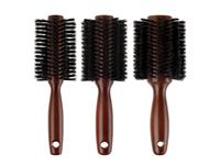 Natural Boar Bristle Round Styling Hair Brush Manufacturers Customized Hair Brush Curly Hair Brush